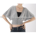 women's short sleeve cashmere cardigan